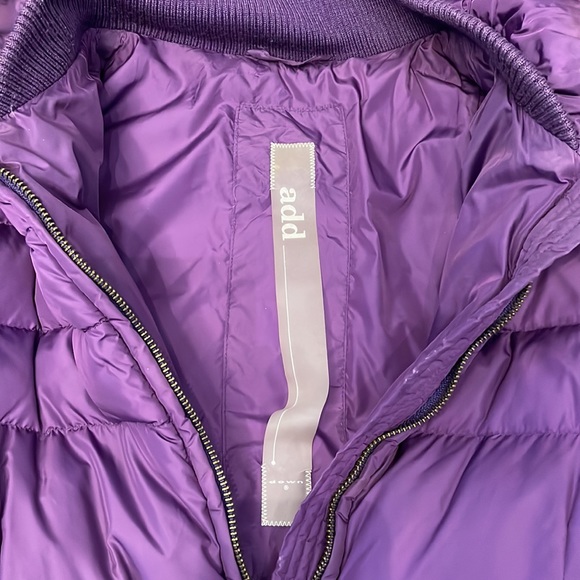 ADD DOWN purple puffer jacket - Picture 6 of 12